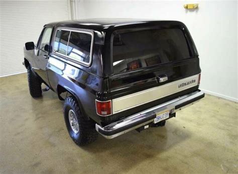 1984 Chevrolet Blazer Silverado 4wd 6 2l Diesel For Sale