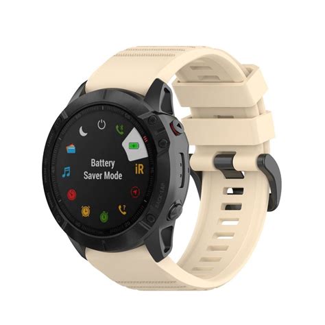 Garmin Fenix X X X Mm Klockarmband Beige Teknikdelar Se