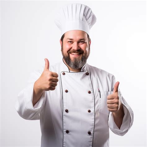 Hombre Cocinero Profesional Que Muestra El Signo De Delicioso Chef De