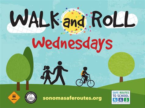 Walk And Roll To School Day 2024 Date Sunny Ernaline