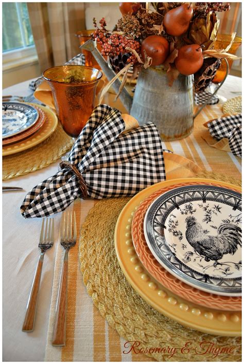 A French Country Fall Tablescape