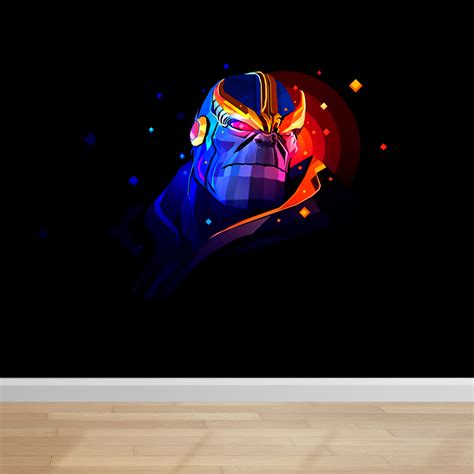 Papel De Parede Thanos Em Cores Inspiradesivos