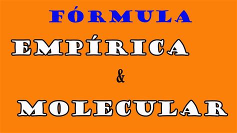 Guía Calcular la fórmula empírica de un compuesto Estequiometría