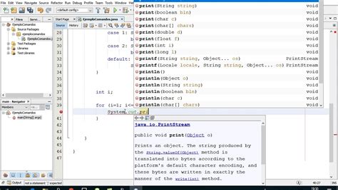 Ejemplos Comandos Java Netbeans Youtube