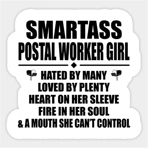 Smartass Postal Worker Girl By Janayeanderson