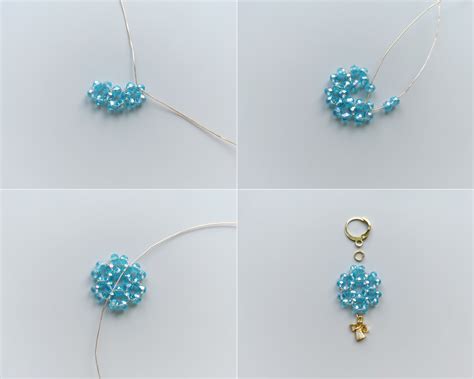 Tutorial On Beaded Flower Earrings