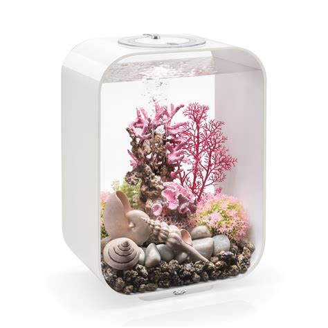 BiOrb LIFE 15 Aquarium With MCR Light 4 Gallon White 72052