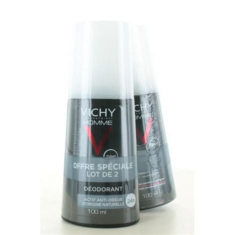 Vichy Homme Déodorant Ultra frais 24h 2X100ml