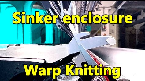 Readjustment Of Sinker Enclosure Gauge Warp Knitting Machine Tricot