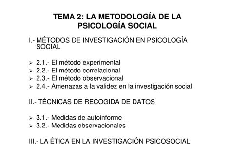 Cuáles Son Los Métodos De Investigación De La Psicología Social Vida