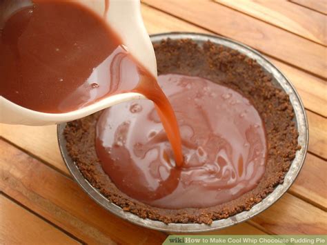 How To Make Cool Whip Chocolate Pudding Pie 11 Steps