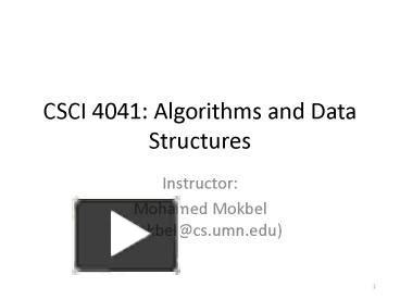 Ppt Csci Algorithms And Data Structures Powerpoint Presentation