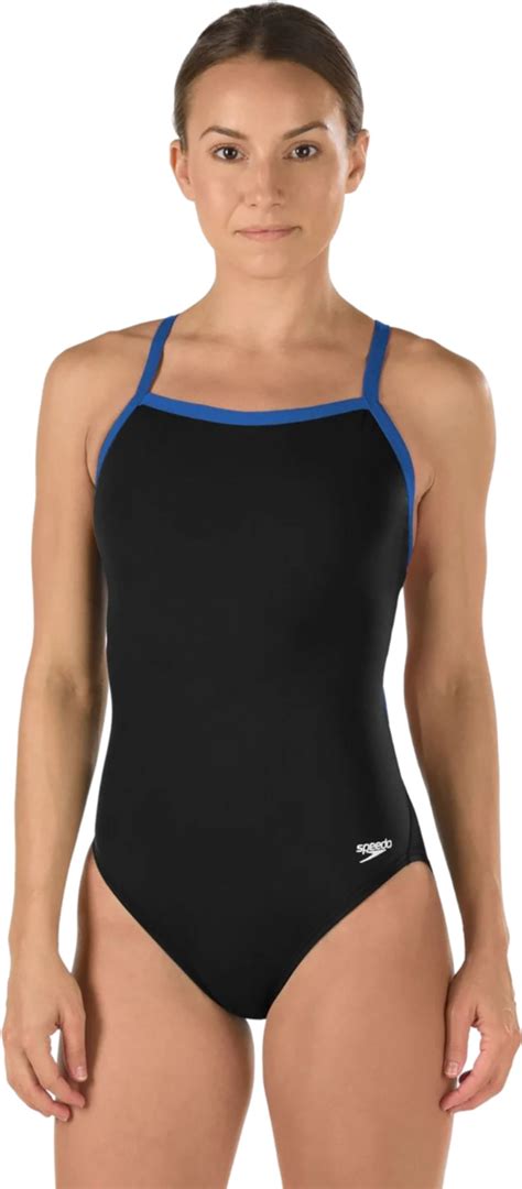 Speedo Endurance Solid Flyback Training One Piece Swimsuit Womens