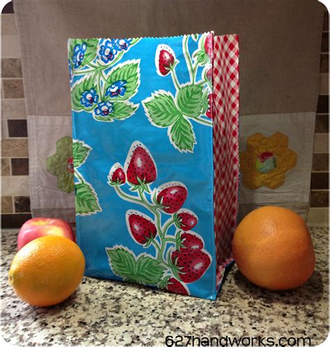 Oilcloth Lunch Bags Handworks