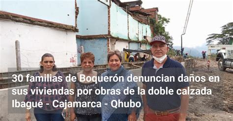 30 familias de Boquerón denuncian daños en sus viviendas por obras de