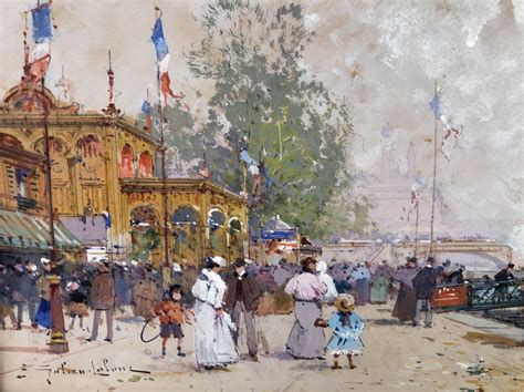 Galien Laloue Eug Ne Peinture Fran Aise Si Cle Paris Le Pavillon