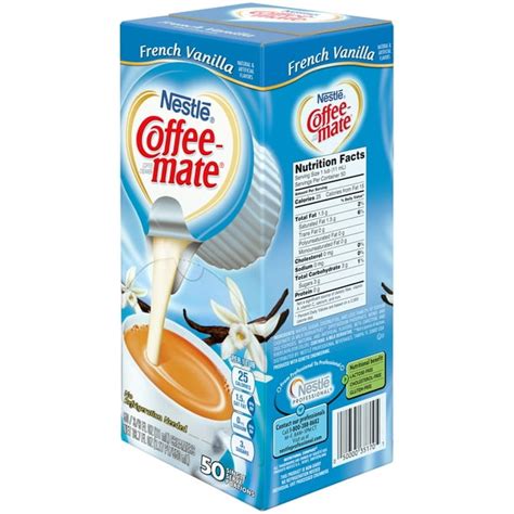 Nestle Coffee Mate French Vanilla Liquid Coffee Creamer 50 038 Fl Oz Tubs