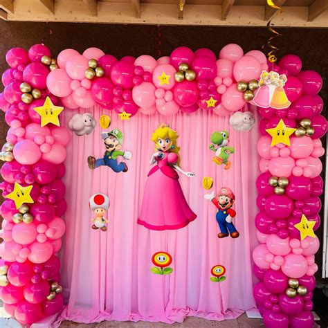 Princess Peach Party Decorations Decoracion De Fiesta Princesa