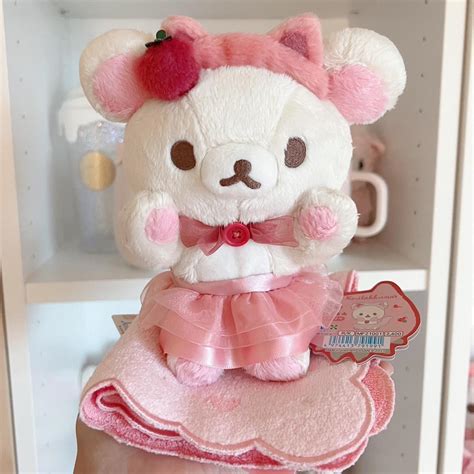 ON HOLD Strawberry cat korilakkuma plush. New with... - Depop