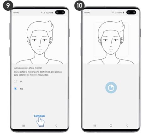 Galaxy S10 ¿cómo Configurar El Bloqueo De Pantalla Por Reconocimiento Facial Samsung Co