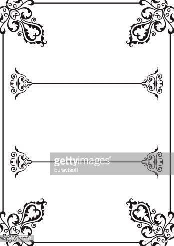 Vintage Corner Framevintage Corner Frame Stock Vector | Royalty-Free ...