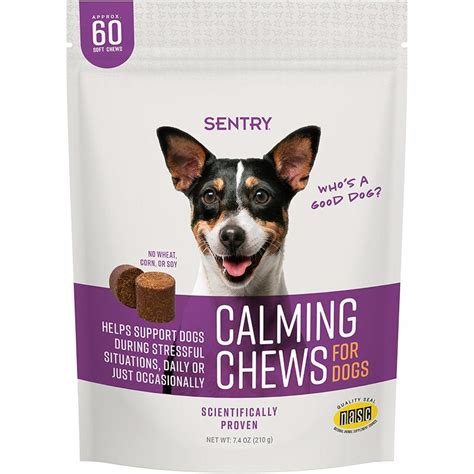 Sentry Calming Chews For Dogs 60 Count Allivet