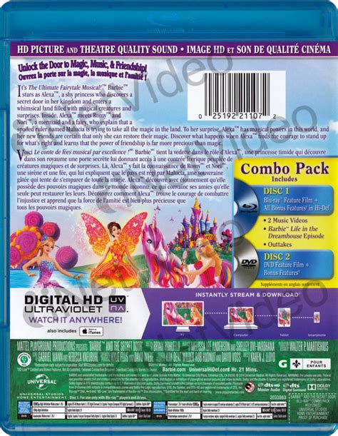 Barbie And The Secret Door Blu Ray Dvd Digital Hd Blu Ray