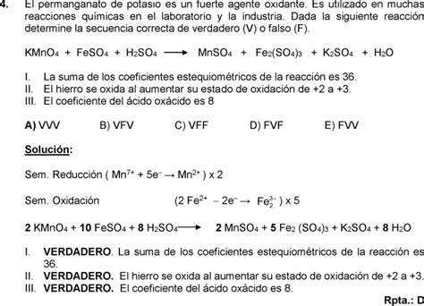 BALANCE DE ECUACIONES QUÍMICAS EJERCICIOS RESUELTOS PDF