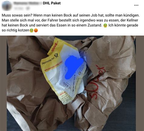 DHL Bote quetscht Paket in Briefkasten Kundin könnte richtig kotzen