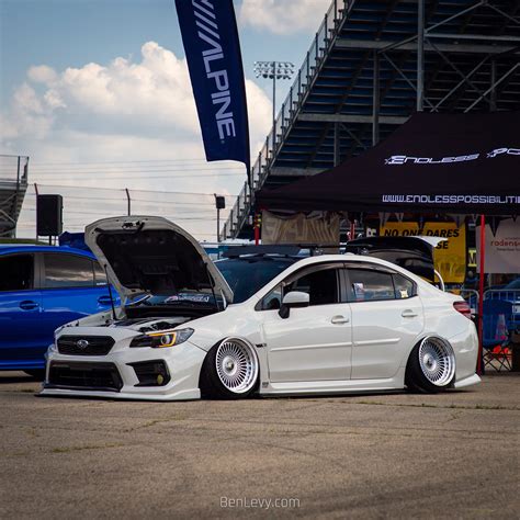 White Subaru Wrx On Sevenk Kibe Wheels Benlevy