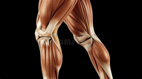 A Close Up Of A Person Muscle Thigh The Quadriceps Muscle Group On