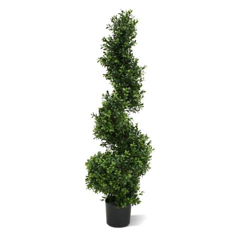 Albero Artificiale Di Bosso A Spirale Deluxe Cm Resistente Ai