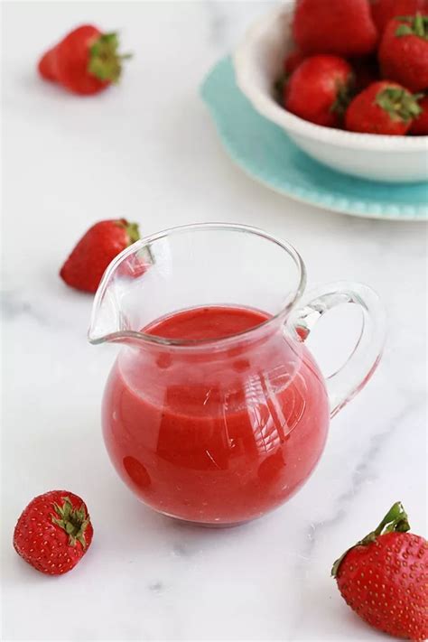 Recette Coulis De Fraises Sauce Fraise Avec Ou Sans Cuisson Artofit