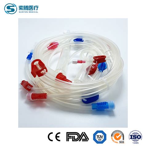 Sunton Oem Customized Disposable Dialysis Line Hemodialysis Tubing Set