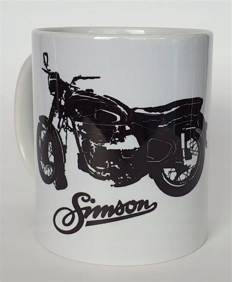 Kubek Ceramiczny Prl Kultowe Motocykl Prezent Simson Kolekcja 330ml