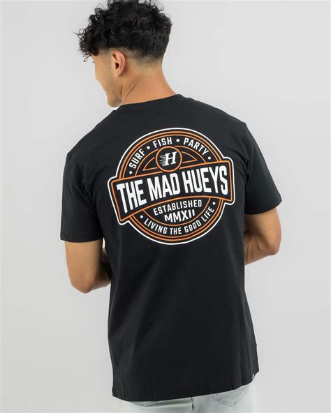 Shop The Mad Hueys Hueys Life T Shirt In Black Fast Shipping Easy