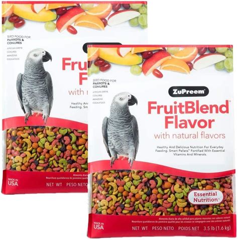 Amazon ZuPreem FruitBlend Flavor Pellets Bird Food For Parrots