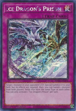 Ice Dragon S Prison Platinum Secret Rare 25th Anniversary Rarity