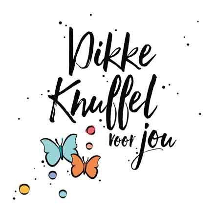 Wenskaart Dikke Knuffel Voor Jou Feestartikelenshop