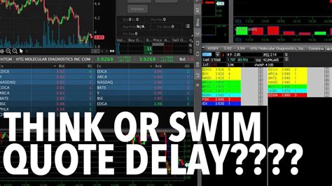 TD Ameritrade Think Or Swim SLOW Stock Quotes Vs Das Trader YouTube