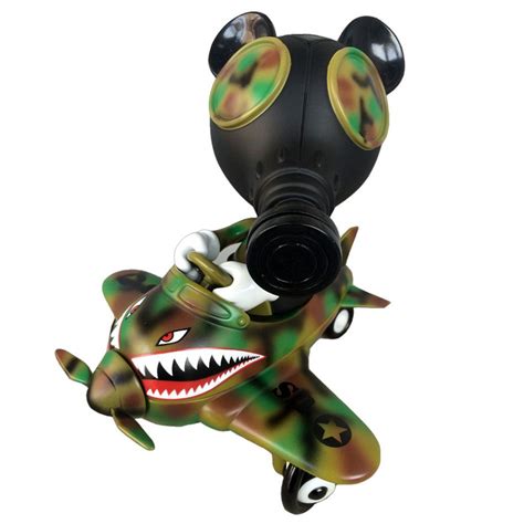 BlackBook Toy X Ron English Mousemask Murphy In Airplane Camo