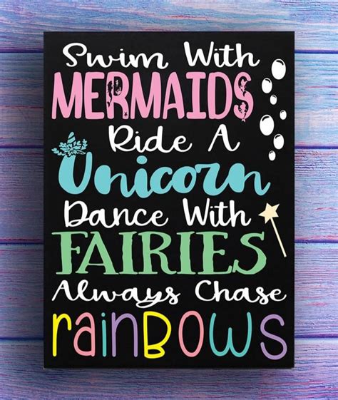 Swim With Mermaids Ride A Unicorn Dance With Fairies Chase Rainbows