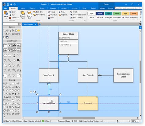 Uml Class Diagram Overview Uml Class Diagram Software Ideas Modeler