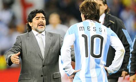 Diego Maradona dreams of son playing with Lionel Messi's son - Sports ...