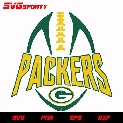 Green Bay Packers Football Svg Nfl Svg Eps Dxf Png Digital File Svg Sporty