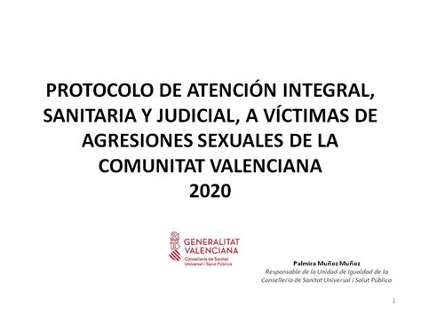 Protocolo De Atención Integral Sanitaria Y Judicial A Víctimas De Agresiones Sexuales De La