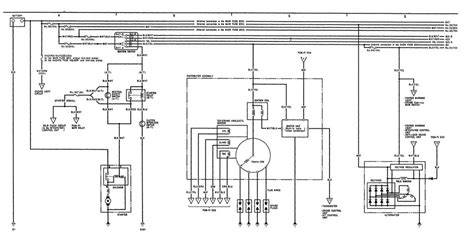 Acura Integra 1991 1992 Wiring Diagrams Charging System