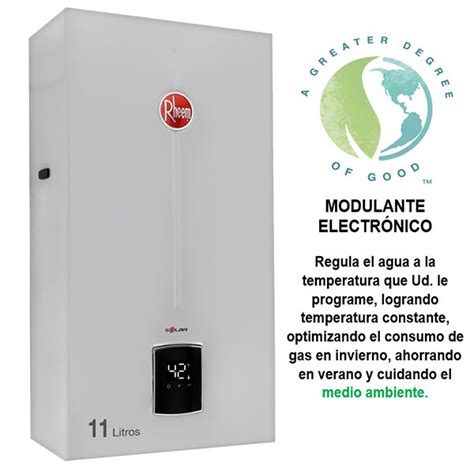 Calef N Rheem Lts Tiro Natural Gas Natural Instalado Fugas Gas Cl