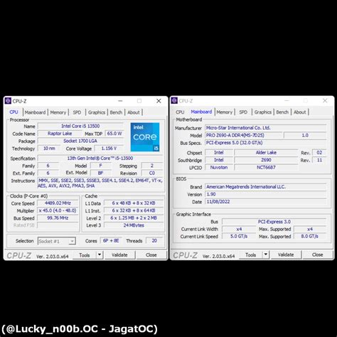 Intel Core I5 13500 Cpu Benchmarked Faster Than The I5 12600k At A