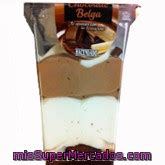 Postre Lacteo Mousse Chocolates Belgas Sundae Con Bizcocho Y Salsa De